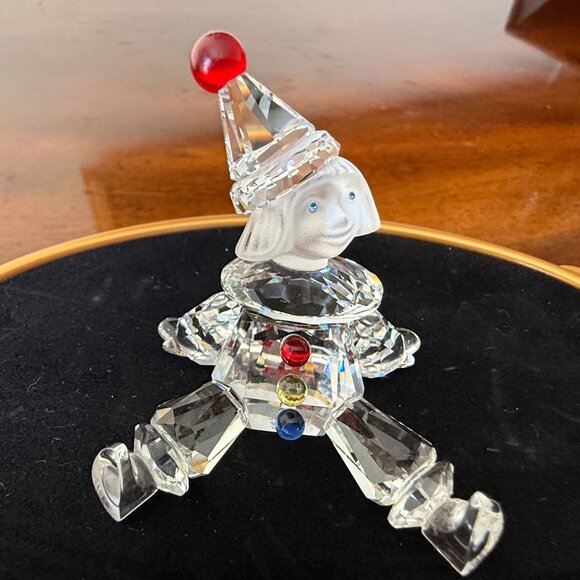 Swarovski Crystal Puppet Clown Figurine W/ COA & Box EUC - Picture 4 of 16